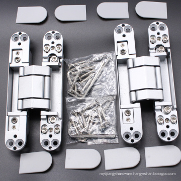 Modern architectural hardware Zinc alloy 3D hinge adjusting for timber door